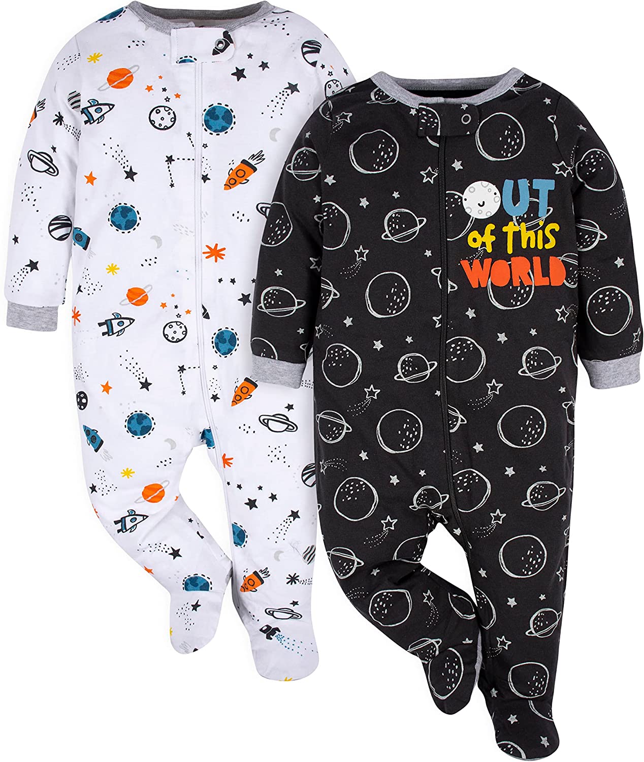 230816074613797_1 Gerber Baby Boys' 2-Pack Sleep 'N Play - Image 1